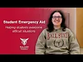 Student Emergency Aid Helping students overcome difficult situations