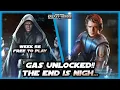 GAS Unlocked We Are In the End Game for Lord Vader SWGOH 56 Weeks Free to Play