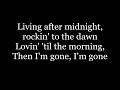 Judas Priest - Living After Midnight (Lyrics HD)