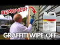 How to Use Agar s Graffiti Wipe Off on a Brick Wall