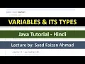 VARIABLES IN JAVA TYPES OF VARIABLES IN JAVA JAVA BEGINNERS S HINDI URDU