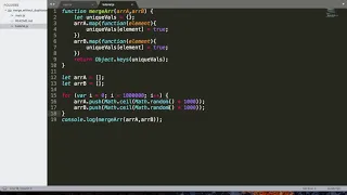 Merge Arrays Without Duplicates