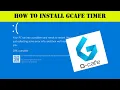 GCAFE TIMER - HOW TO INSTALL AND CONFIG