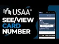 How to See USAA Bank Credit Card No 2023