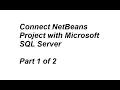 Connect NetBeans Project with Microsoft SQL Server Part jdbc