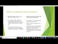 PHP password - verify function