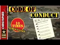 Code of Conduct 10 time for memorizing