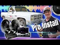Full Stereo Install with Space Saving Subwoofer For Your C10