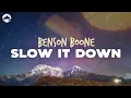 Download Lagu Benson Boone - Slow It Down | Lyrics