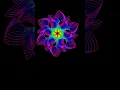Python Turtle graphics design 26 colorful flowers design