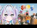 Big Walk frolicking with friends