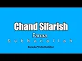 Download Lagu Chand Sifarish - Fanaa | Aamir Khan Kajol [KARAOKE] Subhanallah Subhanallah || LIRIK HD