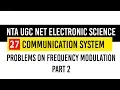 Communication System 27 Problems on Frequency Modulation Part 2