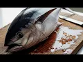 Lagu Full Tuna Cutting Process From Start to Finish