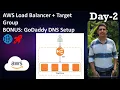 How to Setup AWS Load Balancer with Target Group GoDaddy DNS Configuration Full Guide