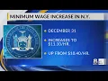 Minimum wage in upstate NY to increase to 11 10 next year
