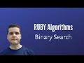 Binary Search Linear Search Algorithms With Ruby
