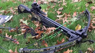 Barnett Jackal Review with Muzzy Broadheads Rope Cocking Device Crossbow