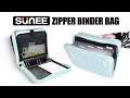 SUNEE 3-Ring Zippered Binder The Perfect School Companion