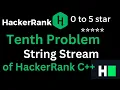 10 Hacker Rank Solution String Stream String Stream solution of C Problem