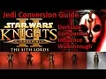 Star Wars KOTOR 2 Jedi Companion Influence Guide Darkside Jedi Walkthrough Atton Bao Dur Desciple