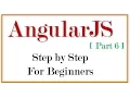 6 AngularJS build angularjs application from scratch with php- database connection
