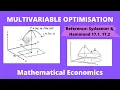 Multivariable Optimisation Sydsaeter Hammond 17 1 17 2 Mathematical Economics