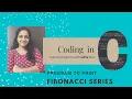 KTU S2 24 Program to print FIBONACCI series using while loop