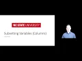 SAS 2-2 Subsetting Variables