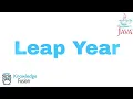 How to check a given year is a leap year or not Decision Making JAVA Programming ICSE