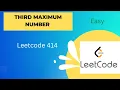 414 Third Maximum Number In Java Leetcode Easy Way