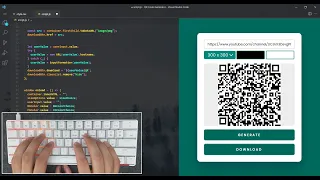ASMR Programming - QR Code Generator With Javascript