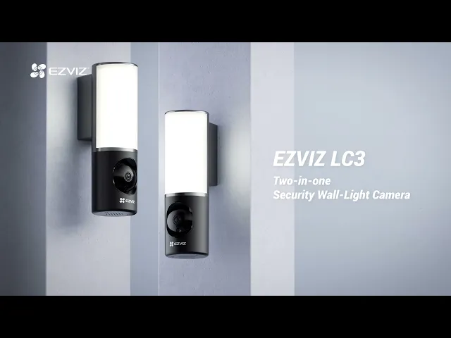 EZVIZ фасадная уличная видеокамера LC3 с разрешением 2K+ с функцией обнаружения людей и двусторонней аудиосвязью, встроенная память 32GB eMMC