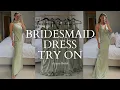 Azazie Bridesmaid Dress Try On Finding My Maid of Honour Dress for an American Wedding