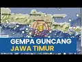 An eart uake shook East Java today Tuesday June 16 2026