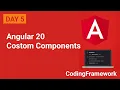 angular 20 tutorial day 5 custom components