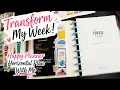 Transform My Week Happy Planner Horizontal Plan With Me