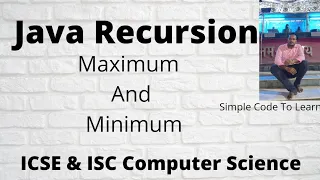 Recursive Programs to find Minimum and Maximum elements of array in java
