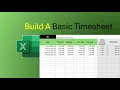 Download Lagu How To Build A Basic Timesheet