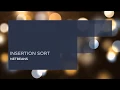 TUTORIAL INSERTION SORT NETBEANS