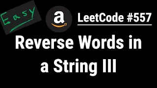 Reverse Words in a String III - LeetCode Python JavaScript Java C