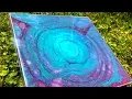 Trying Spin Art Painting with Epoxy Resin Art Will it work