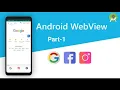 Web View - Android Studio Tutorial Part-1 How to Create your Own WebBrowser Android studio Java
