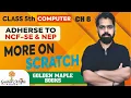 Log In Computer CH-8 More On Scratch Class-5 Golden Maple Books