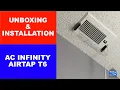 UNBOXING AND INSTALLING OF THE AC INFINITY AIRTAP T6 6 x10 HOW TO FIX HOT COLD ROOMS IN YOUR HOME