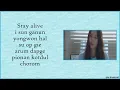 [Easy Lyrics] fromis_9 - Stay Alive (Crazy Love OST Part 2)