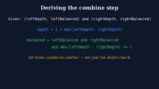 Balanced Binary Tree LeetCode 110 Deriving the Solution Step by Step