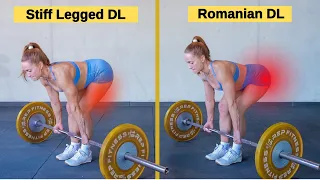 Stiff Legged Deadlift vs Romanian Deadlift (Know the Difference)