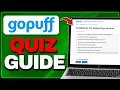 GoPuff Delivery Driver Quiz Answers Guide How to pass the gopuff delivery driver test fast