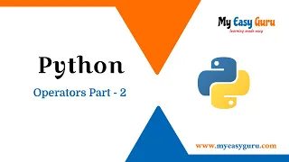 Python Hindi Python Operators part 2 Python for Beginners Hindi Python Tutorial Hindi 2021